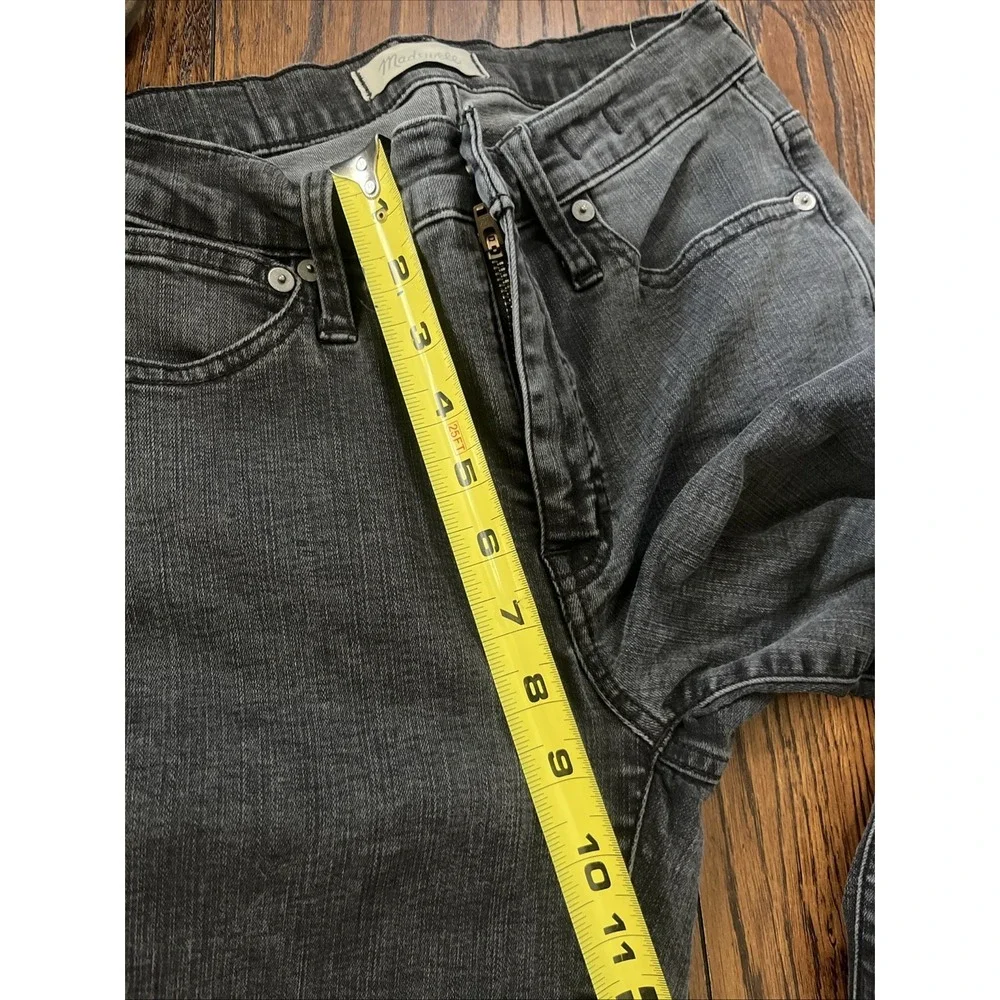 Madewell Cali Demi Boot Women's 27p Black Stretch Denim Bootcut Jeans High Rise